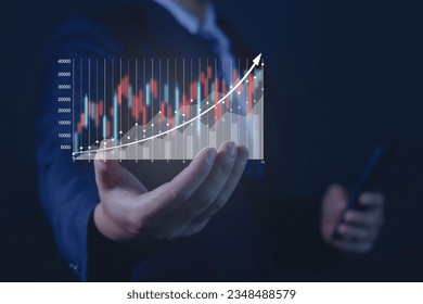 Stock market or forex trading charts and candlestick charts are ideal for financial investment ideas. Economic trends for all business ideas and art designs.