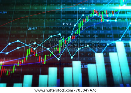 Stock Market Forex Trading Graph Candlestick Stockfoto Jetzt - 