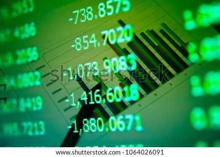 Stock Market Trend Forex Trading Graph Stock Photo Edit Now - 