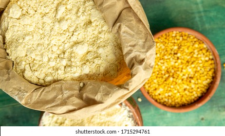 Stock Photo Of Gram Flour 