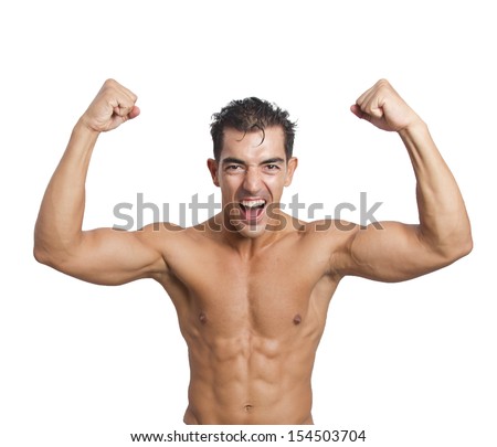 Buff Guy Flexing