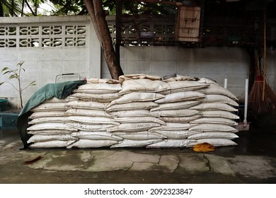 Stock Pile In Warehouse Waiting For Shipment.