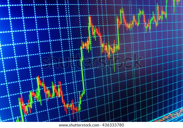 Stock Trade Live Stock Market Chart Stock Photo (Edit Now ...