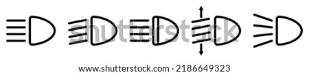 Как выглядит дальний свет значок Headlight Icon at Vectorified.com Collection of Headlight Icon free for personal