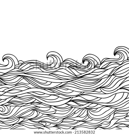 Download Wind Wave Clipart Wind Wave Clip Art Illustration, Font - Ocean .....