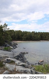 Stockholm Archipelago Scenery View.  Scandinavian Nature