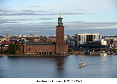 Stockholm City Hall is the building of the Municipal Council. - Powered by Shutterstock