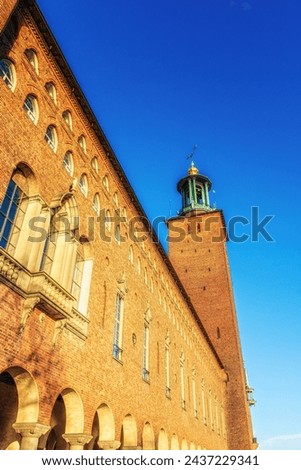 Stockholm City Hall, an outstanding building in the architectural style of National Romanticism