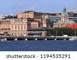 Stockholm city in Sweden. Royal Swedish Opera and St. James
