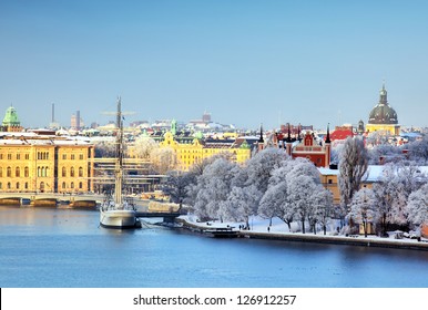 Stockholm City at winter