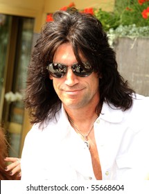 STOCKHOLM  - JUNE 9: Musician Tommy Thayer Before Concert In Stockholm, June 9, 2010.