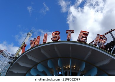 Stockholm, Sweden. 07-28-2022. Twister. Part Of A Swedish Amusement Park Called Gröna Lund.