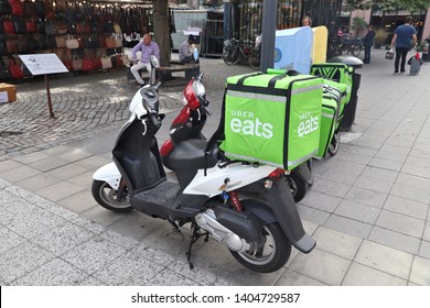 uber eats on motorcycle