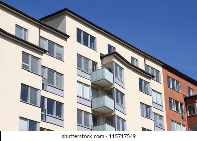Stockholm, Sweden. Generic modern residential architecture at Kungsholmen island. - Shutterstock ID 115717549