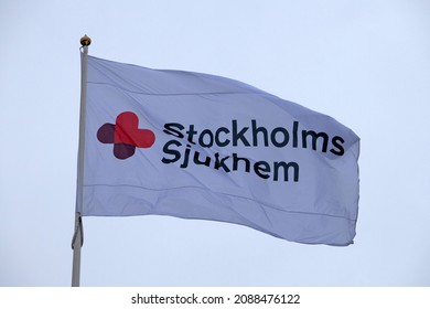 Stockholm, Sweden - January 18, 2021: The Flag And Logo Of 