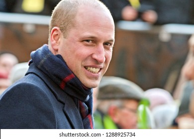 STOCKHOLM, SWEDEN - JANUARY 30, 2018: Prince William, Duke Of Cambridge On An Official Visit In Stockholm.
