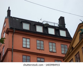 Stockholm, Sweden - July, 2007: Photo Of The House On The Roof Of Which Lives Carlson.