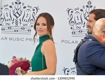 STOCKHOLM, SWEDEN - JUNE 14, 2018: Polar Music Prize, Princess Sofia Of Sweden