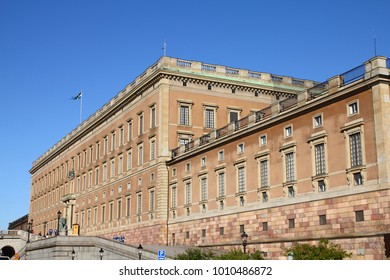 Stockholm, Sweden. Royal Palace (Stockholms Slott) At Gamla Stan (the Old Town), Stadsholmen Island.