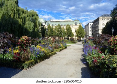 Stockholm, Sweden, September 2022: King's Garden (Kungsträdgården) Public Park.