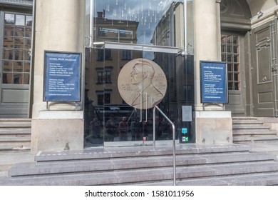 Stockholm, Sweden - September 24, 2019: Nobel Prize Museum.