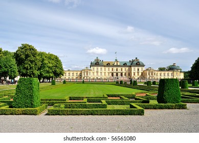 Stockholm. Very Nice Regular Park And Palace Drottningholm