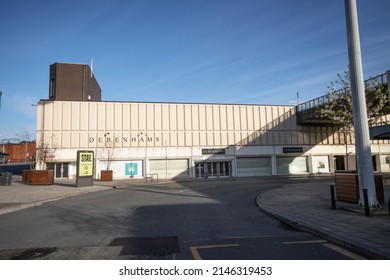 Stockport, Manchester, UK - April 10, 2022: Closed down department store, Stockport