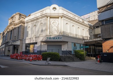 Stockport, Manchester, UK - April 10, 2022: Primark department store, Stockport