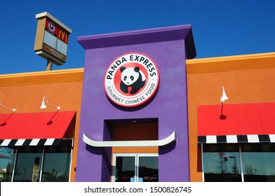 Stockton, CA/USA - Nov. 8, 2011: Panda Express Branch Fast Food Restaurant, Stockton, California.