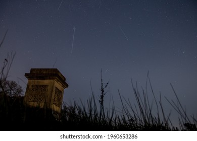 Stoke Park, Bristol, UK. 22 April, 2021: Lyrid Meteor Shower 