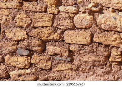 Stone And Adobe Wall Background