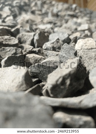 stone aggregate materials for construction. split texture stone, glauconite sandstone.