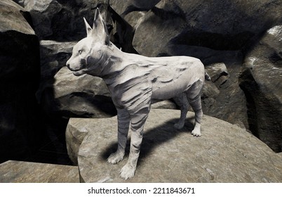 Stone Animal Statues Can Be Used For Backgrounds And Other Purposes