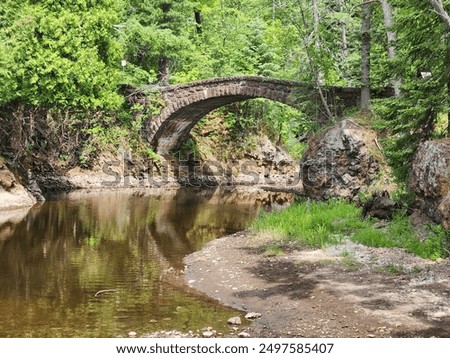 Similar – Foto Bild Stabbogenbrücke