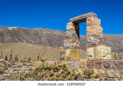 Stone Arch Doorway At Pucará De Tilcara