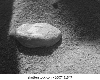 Stone in the beach