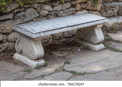 Stone bench
