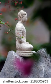 Stone Buddha statue.  Hoi An. Vietnam.  - Shutterstock ID 2182005963
