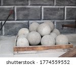 Stone Cannon Balls during sieges