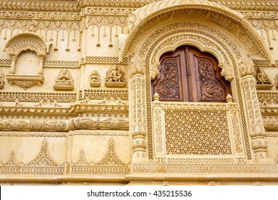 Stone Carving Of A Hindu Temple In Ealing, London UK