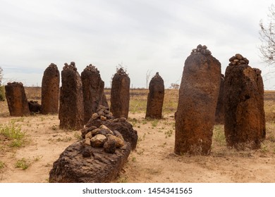 Stone Circles Are Very Old And Located Around Senegal And Gambia. Now People Believe It Gives Luck To Put A Small Stone In Top Of The Big Ones