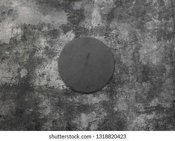 Stone Coaster With Grunge Background