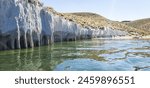 Stone Columns at the Eastern Shore of Lake Crowley Mono County California 