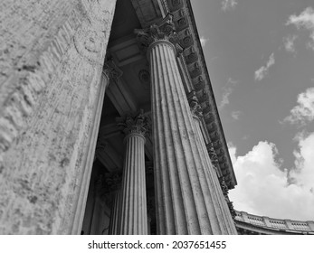 The Stone Columns. Massive Stone Columns.