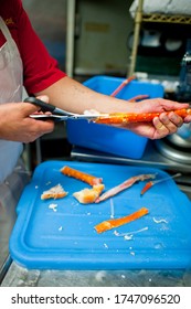 Stone Crab Claws And Crab Legs. Classic Seafood Staple.