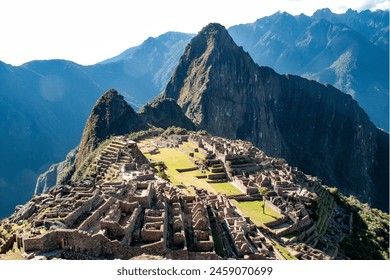 Stone dewellings, Machu Picchu Peru - Powered by Shutterstock