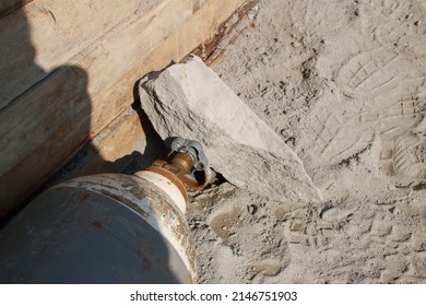 A Stone Fell On An Oxygen Tank Valve