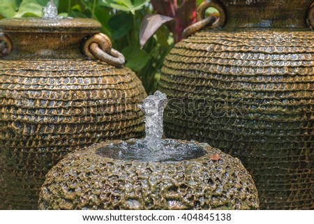 Stone fountain graden