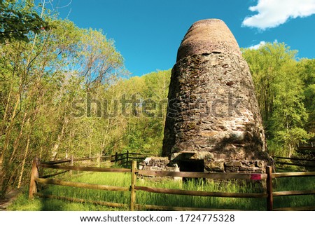 Stone iron ore furnace in Susquehanna state park