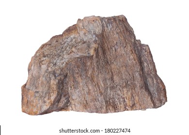Stone, Isolated on a white background.